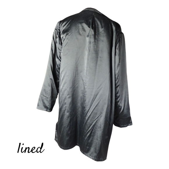 Soft Surroundings Eulalia Boiled Wool Jacket w/ 3D Tufted Embroidery size - Picture 8 of 11